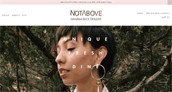 Desktop Screenshot of notabove.com